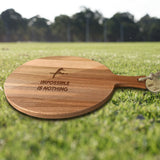 Serveerplank Rond Hoogspringen Impossible Is Nothing