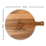 Serveerplank Rond Katten Bengaal
