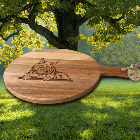 Serveerplank Rond Katten Nebelung