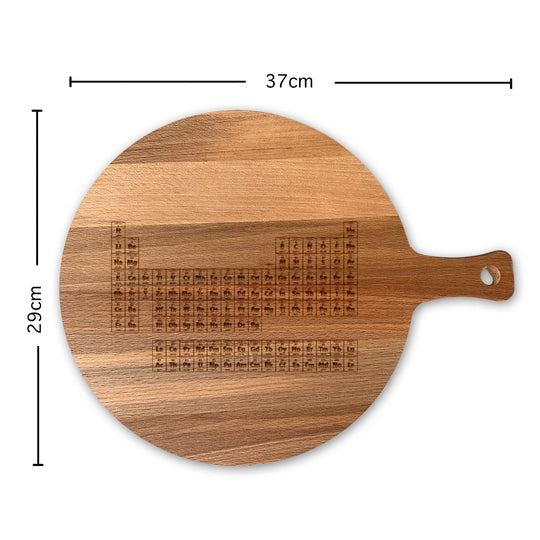 Serveerplank Rond Kennis Periodiek Stelsel