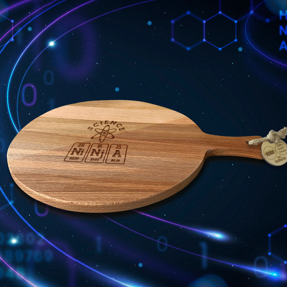 Serveerplank Rond Kennis Science Ninja