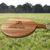 Serveerplank Rond Schaatsen Make Your Next Move Your Best Move