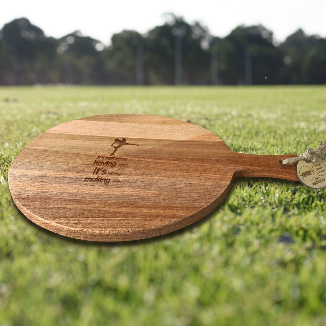 Serveerplank Rond Tennis (Vrouw) It’s Not About Having Time It’s About Making Time