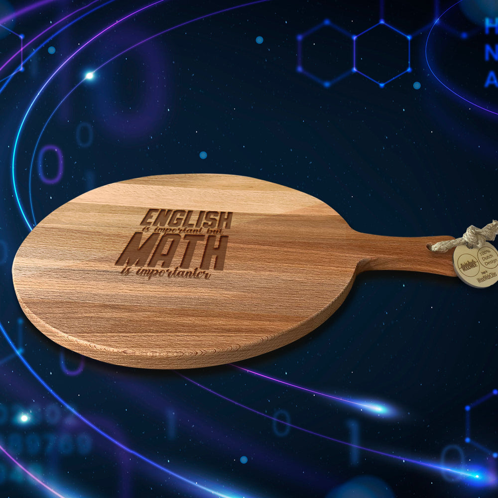 Serveerplank Rond Wiskunde Math Is Importanter