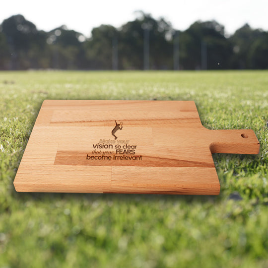 Serveerplank Tennis (Man) Make Your Vision So Clear That Your Fears Become Irrelevant