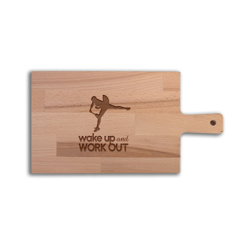 Serveerplank Tennis (Vrouw) Wake Up and Work Out