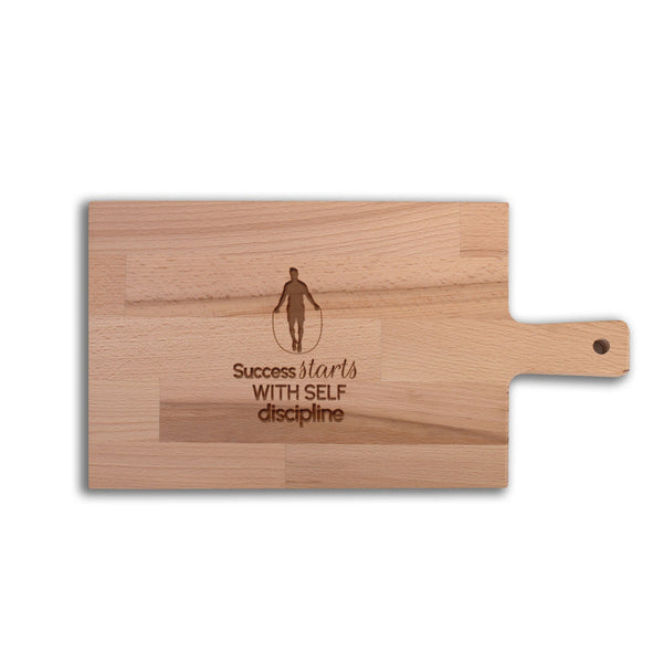 Serveerplank Touwtje Springen (Man) Success Starts With Self Discipline