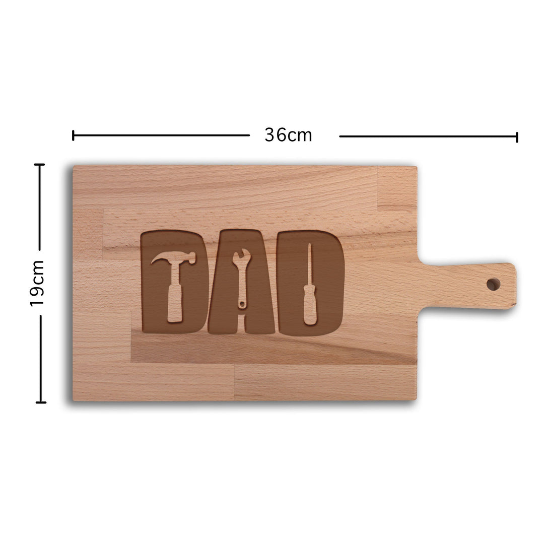 Serveerplank Vaderdag Dad Gereedschap