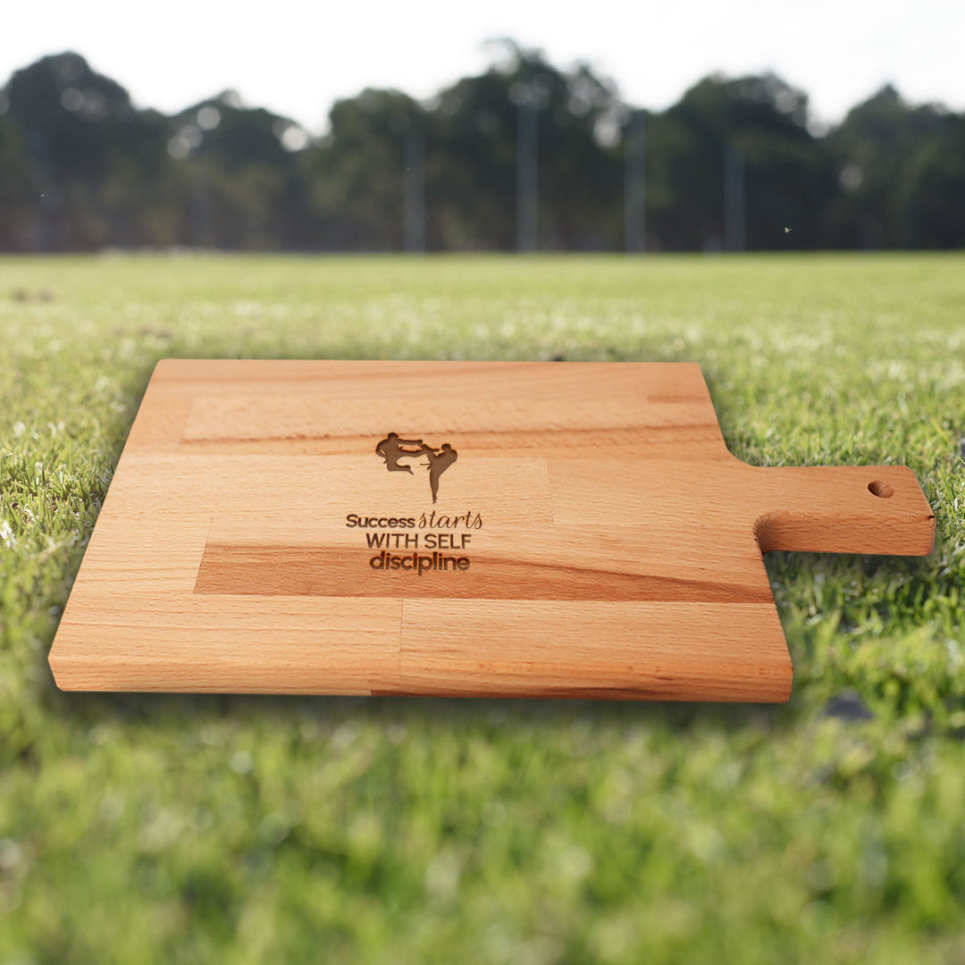 Serveerplank Vechtkunst Success Starts With Self Discipline