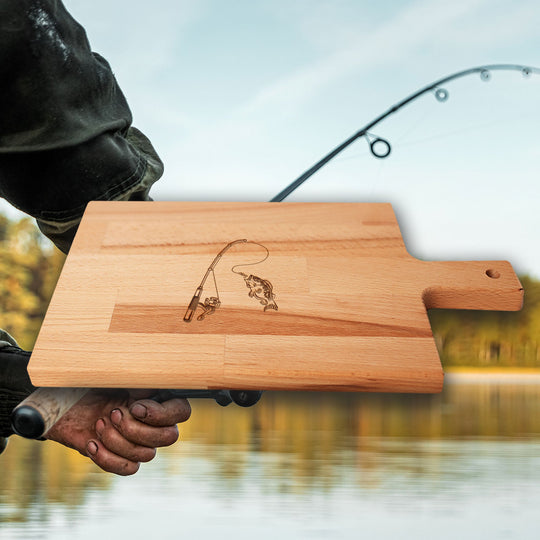 Serveerplank Vissen Fishreel