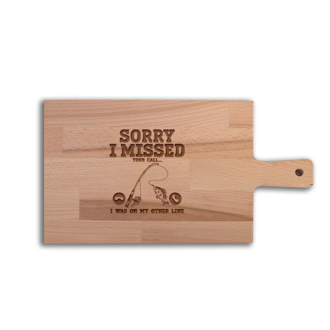 Serveerplank Vissen I Was on My Other Line