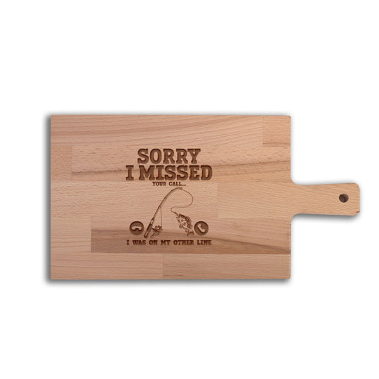 Serveerplank Vissen I Was on My Other Line