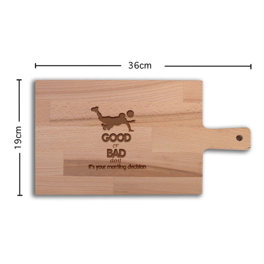 Serveerplank Volleybal (Man) Good or Bad Day Your Morning Decision