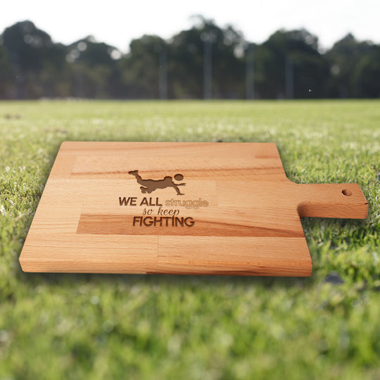 Serveerplank Volleybal (Man) We All Struggle So Keep Fighting