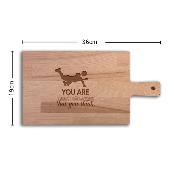 Serveerplank Volleybal (Man) You Are Much Stronger Than You Think