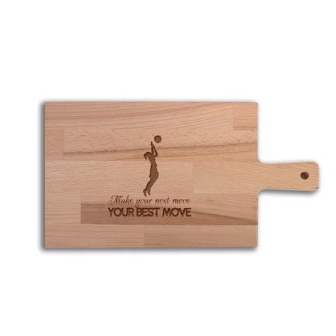 Serveerplank Volleybal (Vrouw) Make Your Next Move Your Best Move