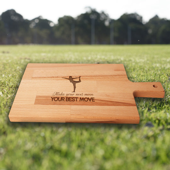 Serveerplank Yoga Make Your Next Move Your Best Move