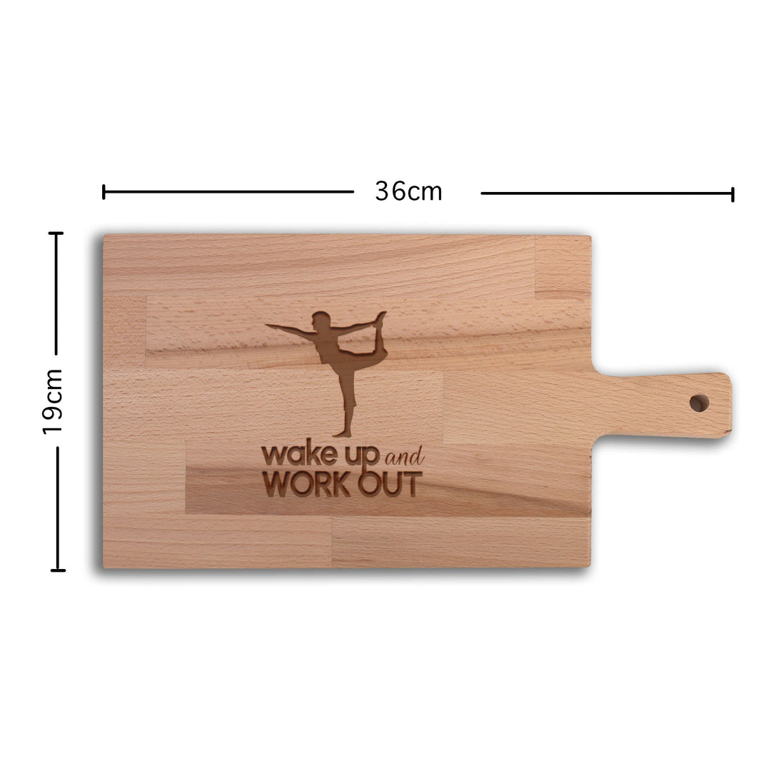 Serveerplank Yoga Wake Up and Work Out