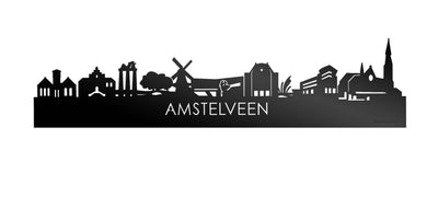 Skyline Amstelveen Zwart Glanzend