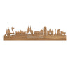 Skyline Barcelona Eiken houten cadeau decoratie relatiegeschenk van WoodWideCities