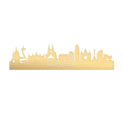 Skyline Barcelona Gold Metallic