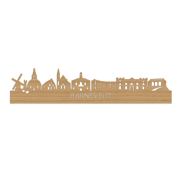 Skyline Barneveld Bamboe houten cadeau decoratie relatiegeschenk van WoodWideCities