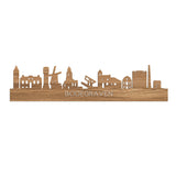 Skyline Bodegraven Eiken houten cadeau decoratie relatiegeschenk van WoodWideCities
