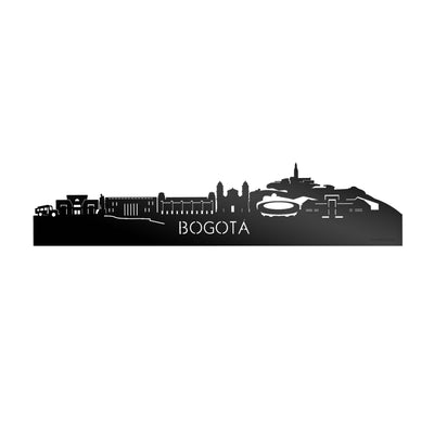 Skyline Bogotá Zwart Glanzend