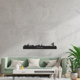 Skyline Bonaire Zwart houten cadeau decoratie relatiegeschenk van WoodWideCities