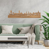 Skyline Boskoop Eiken houten cadeau decoratie relatiegeschenk van WoodWideCities