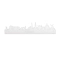 Skyline Brugge Wit Glanzend