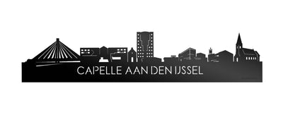 Skyline Capelle aan den IJssel Zwart Glanzend