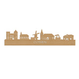 Skyline Cothen Bamboe houten cadeau decoratie relatiegeschenk van WoodWideCities