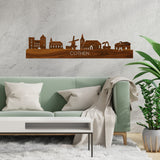 Skyline Cothen Palissander houten cadeau decoratie relatiegeschenk van WoodWideCities