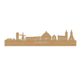 Skyline Dongen Bamboe houten cadeau decoratie relatiegeschenk van WoodWideCities