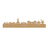 Skyline Gemert Bamboe houten cadeau decoratie relatiegeschenk van WoodWideCities