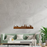 Skyline Harlingen Palissander houten cadeau decoratie relatiegeschenk van WoodWideCities