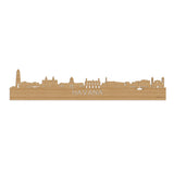 Skyline Havana Bamboe houten cadeau decoratie relatiegeschenk van WoodWideCities