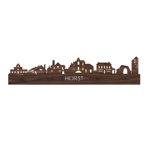 Skyline Horst Noten houten cadeau decoratie relatiegeschenk van WoodWideCities
