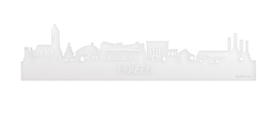 Skyline Huizen Wit Glanzend