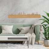 Skyline IJmuiden Bamboe houten cadeau decoratie relatiegeschenk van WoodWideCities