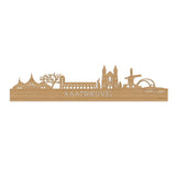 Skyline Kaatsheuvel Bamboe houten cadeau decoratie relatiegeschenk van WoodWideCities