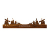Skyline Kinderdijk Palissander houten cadeau decoratie relatiegeschenk van WoodWideCities