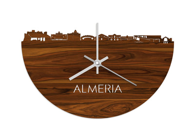 Skyline Clock Almeria Rosewood