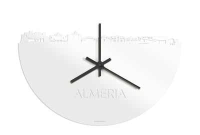 Skyline Clock Almeria White Glossy