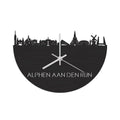 Skyline Clock Alphen aan den Rijn Black