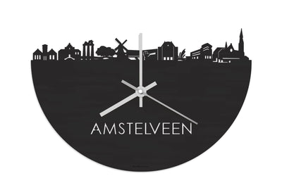 Skyline Clock Amstelveen Black