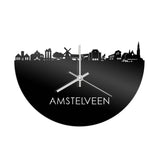 Skyline Klok Amstelveen Zwart Glanzend