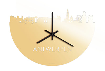 Skyline Klok Antwerpen Goud Metallic