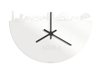 Skyline Klok Aruba Wit Glanzend